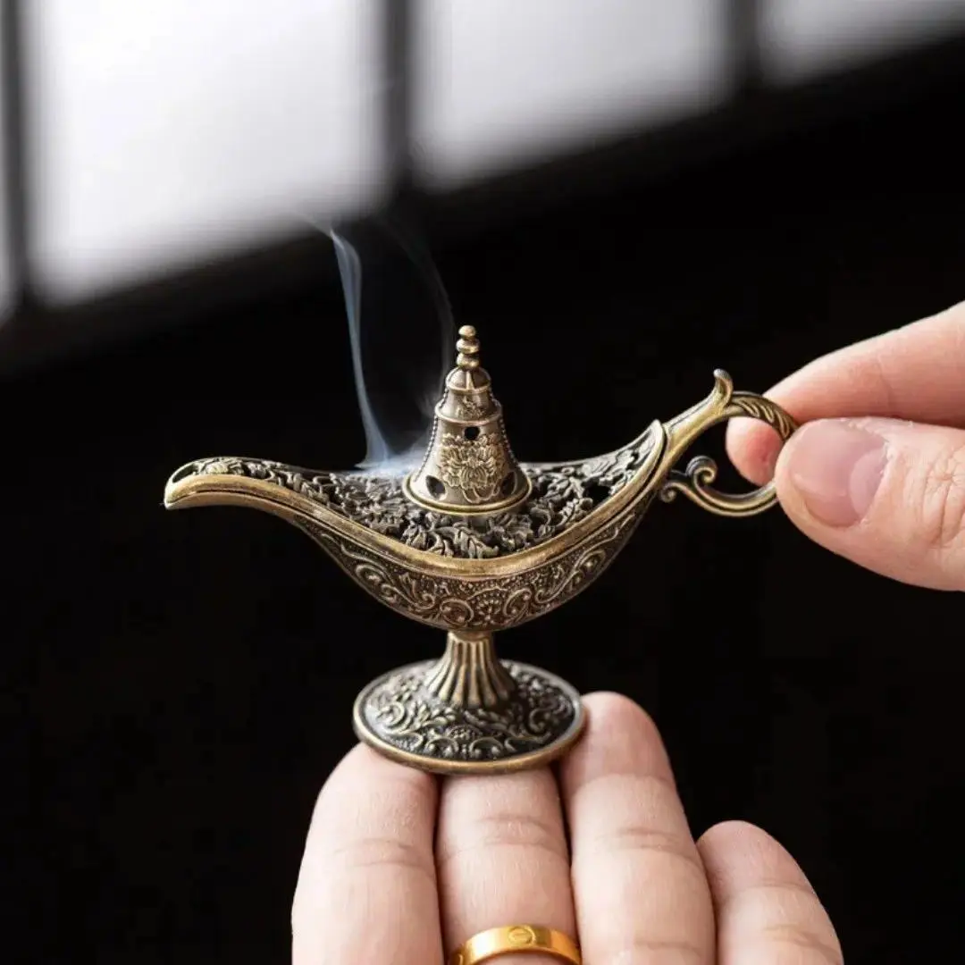 Vintage Aladdin Incense Burner - Home Fragrance Options ulasan dan harga