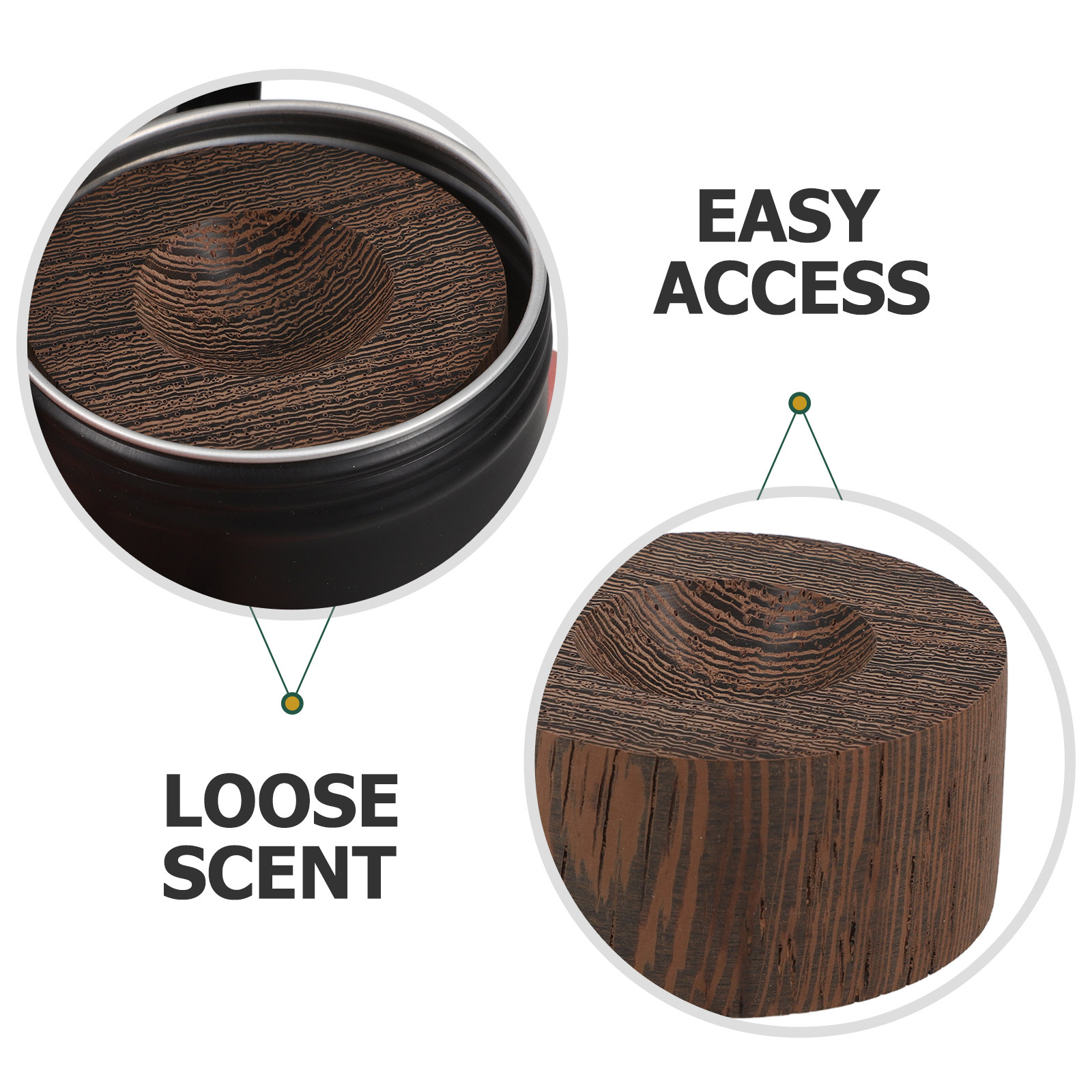 Small Wood Essential Oil Diffu - Home Fragrance Leather Diffuser ulasan dan harga