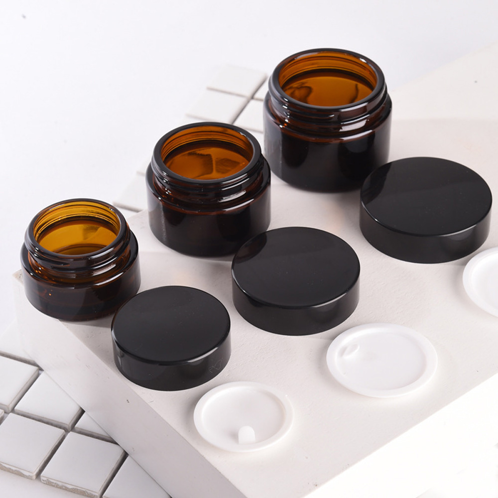 100ml&250ml brown&amber round  - Amber Jar Candle ulasan dan harga