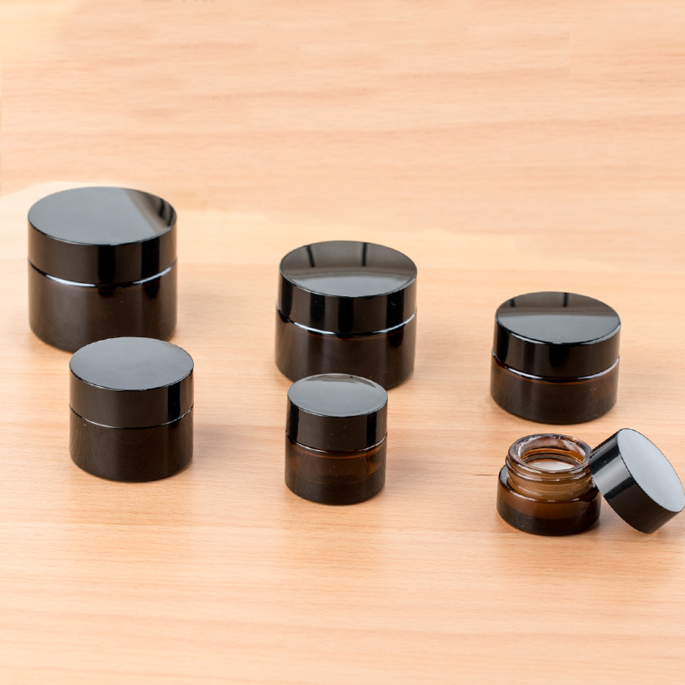 100ml&250ml brown&amber round  - Amber Jar Candle ulasan dan harga