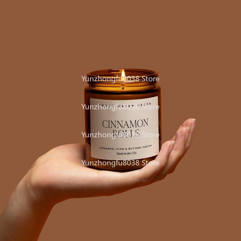 Warm Spice, and Citrus Scent f - Amber Jar Candle ulasan dan harga