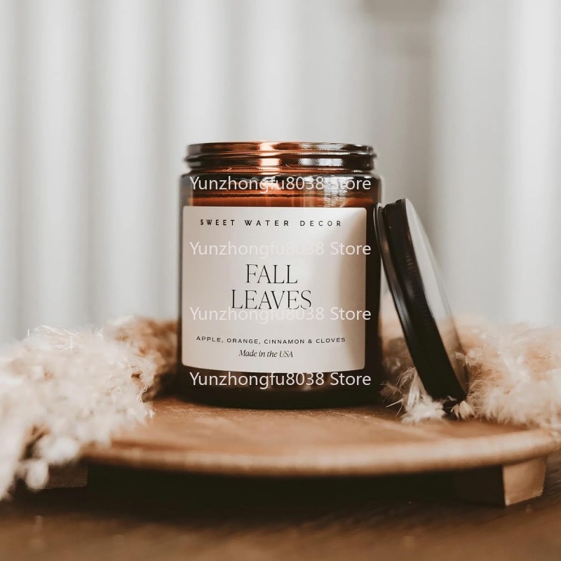 Warm Spice, and Citrus Scent f - Amber Jar Candle ulasan dan harga
