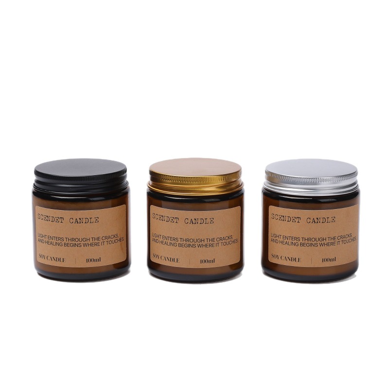 Amber Jar Soy Wax Scented Cand - Amber Jar Candle ulasan dan harga