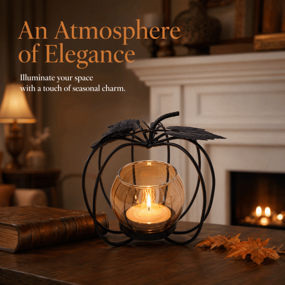 Iron, Glass Iron Glass Candle  - Amber Jar Candle ulasan dan harga