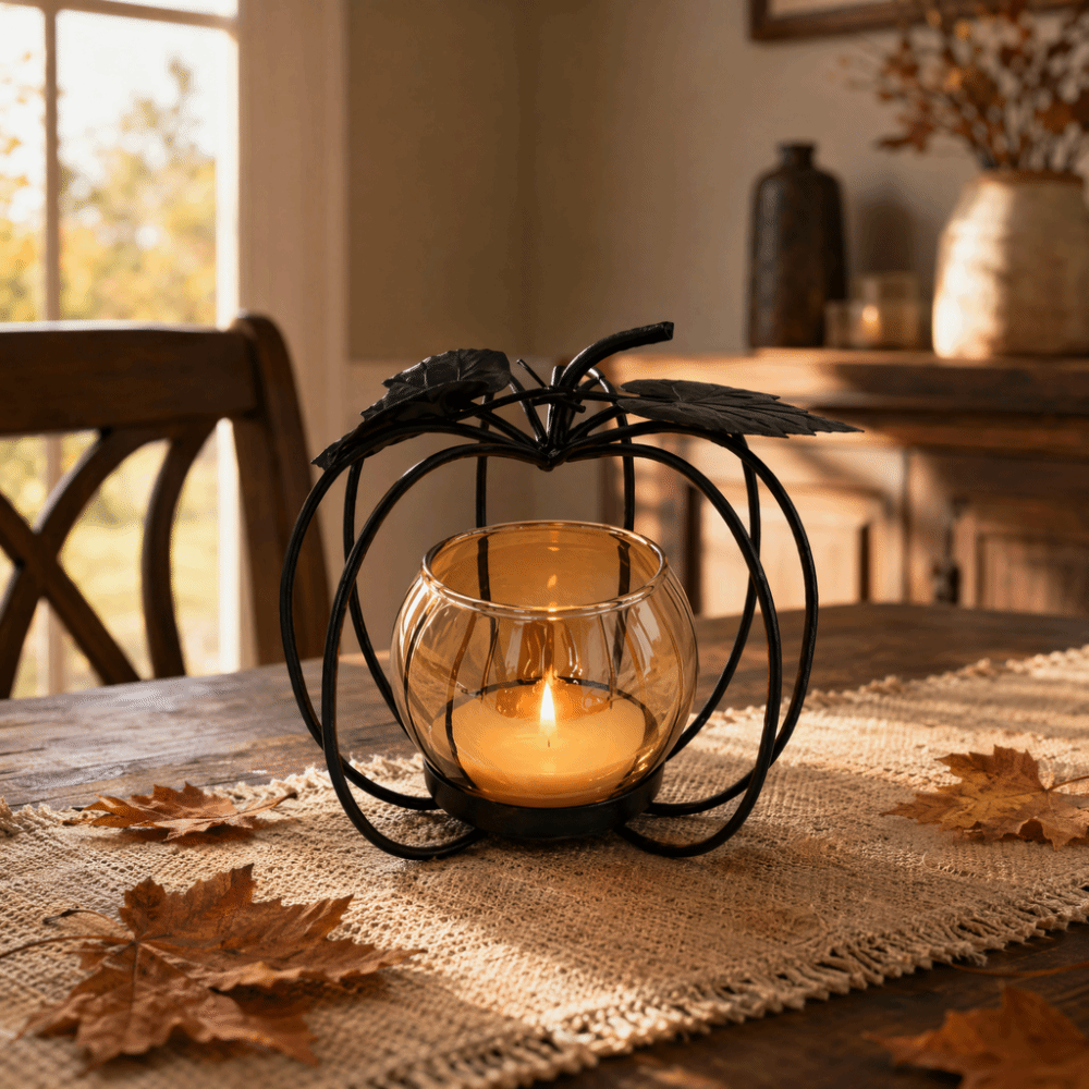 Iron, Glass Iron Glass Candle  - Amber Jar Candle ulasan dan harga
