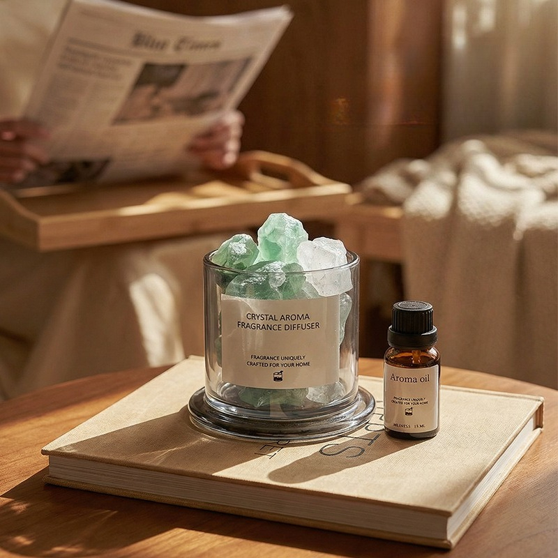 Premium Crystal Diffuser Stone - Home Fragrance Set Gift ulasan dan harga