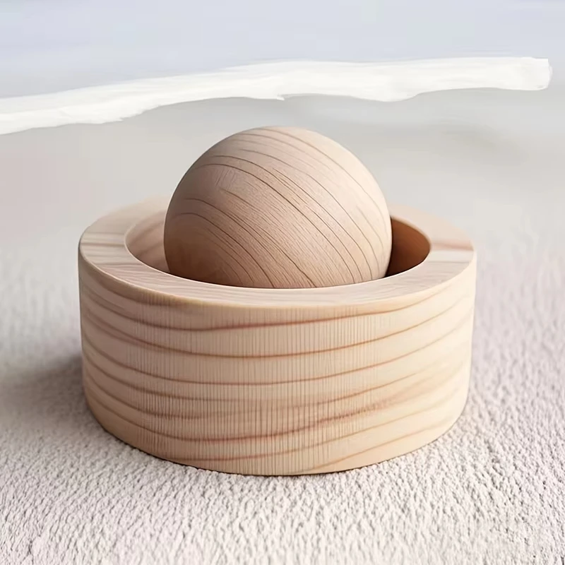 Wooden Ball Essential Oil Diff - Home Fragrance Potpourri ulasan dan harga