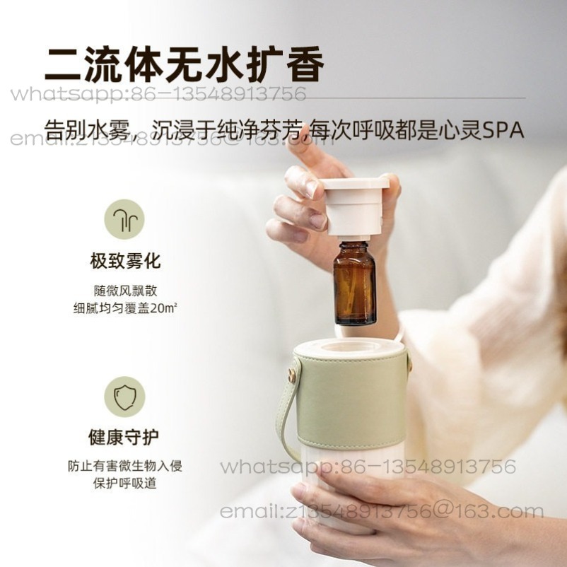 New home car fragrance machine - Home Fragrance Leather Diffuser ulasan dan harga