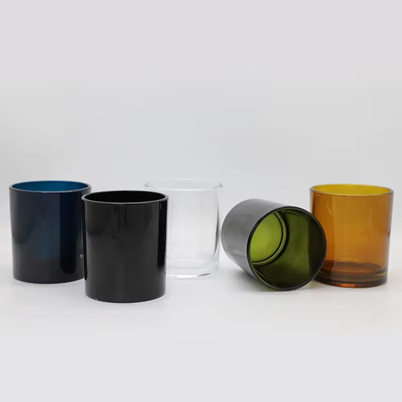 430ml 14oz Round Glass Candle  - Amber Jar Candle ulasan dan harga