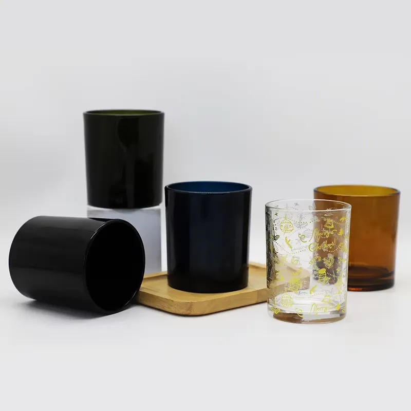 430ml 14oz Round Glass Candle  - Amber Jar Candle ulasan dan harga