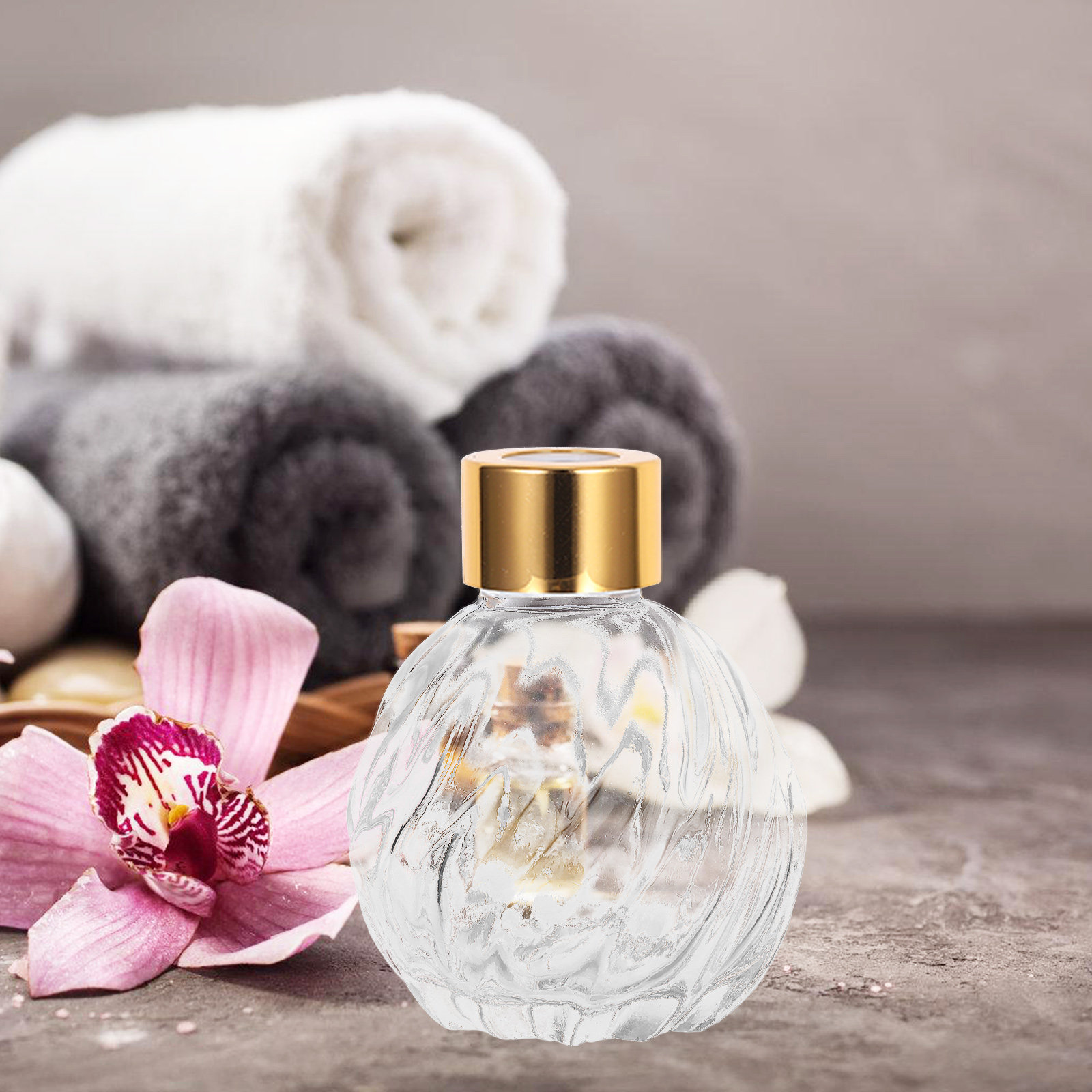 Glass Reed Diffuser Bottles 2  - Home Fragrance Leather Diffuser ulasan dan harga