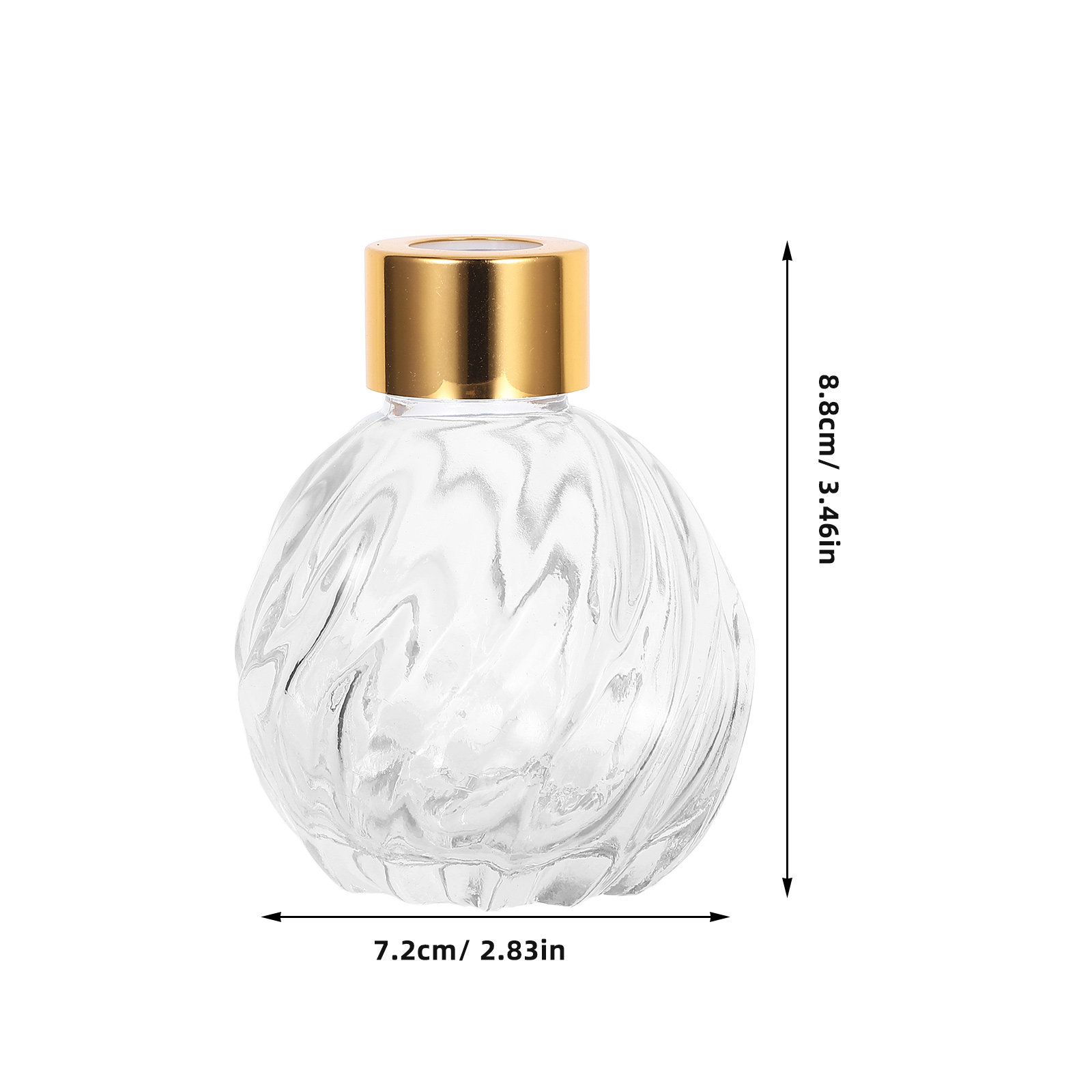 Glass Reed Diffuser Bottles 2  - Home Fragrance Leather Diffuser ulasan dan harga