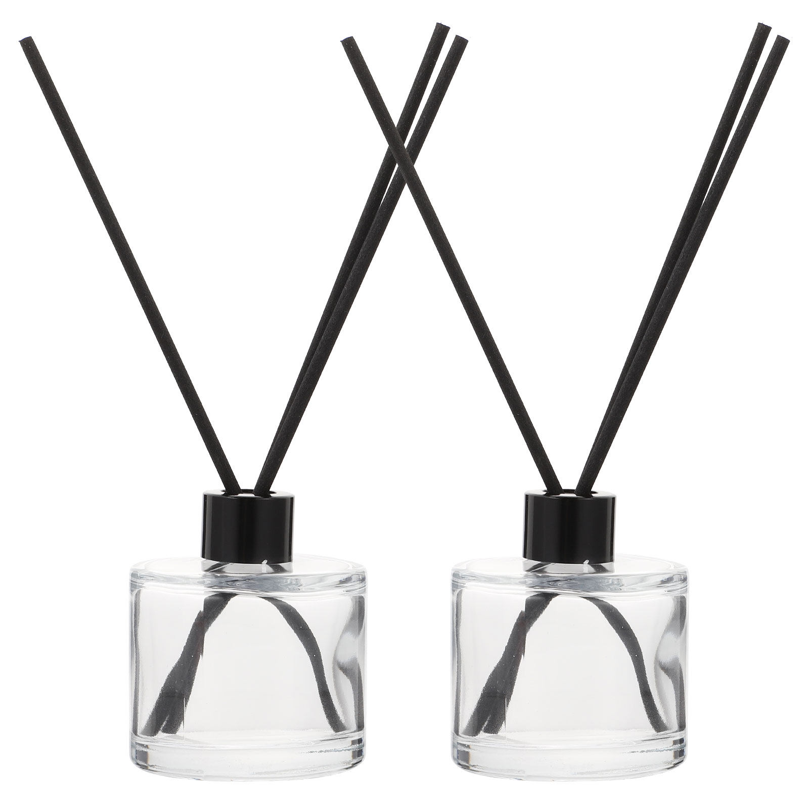Glass Reed Diffuser Bottle Set - Home Fragrance Leather Diffuser ulasan dan harga