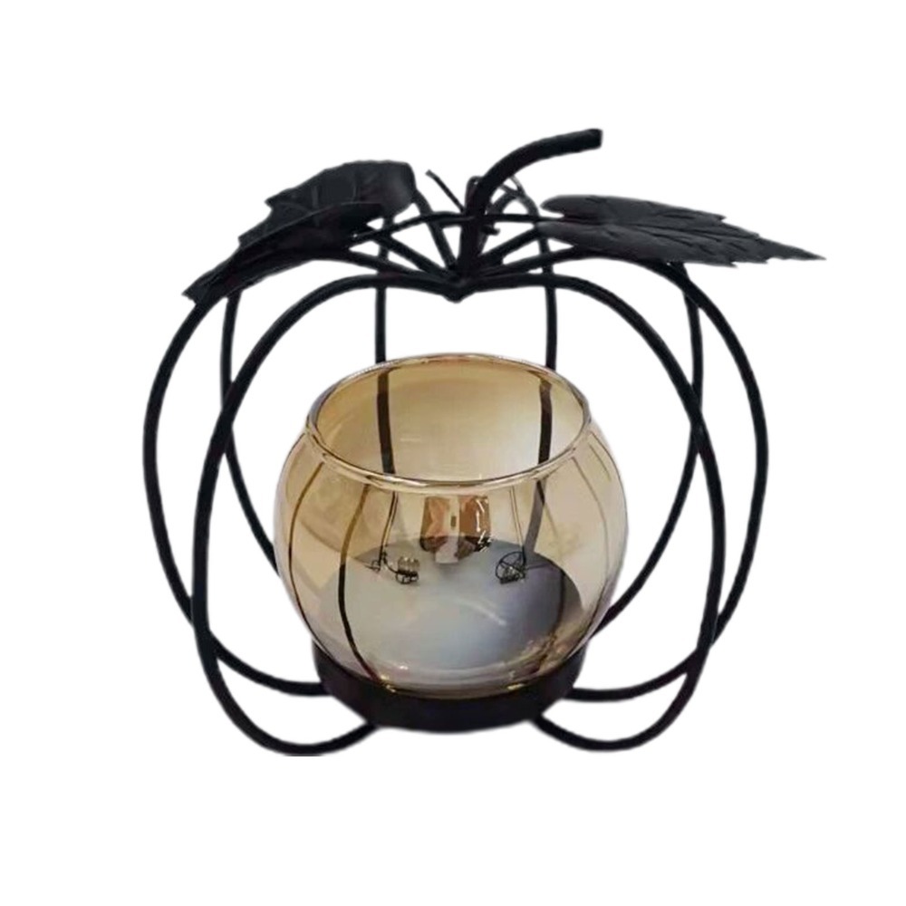 Iron, Glass Iron Glass Candle  - Amber Jar Candle ulasan dan harga