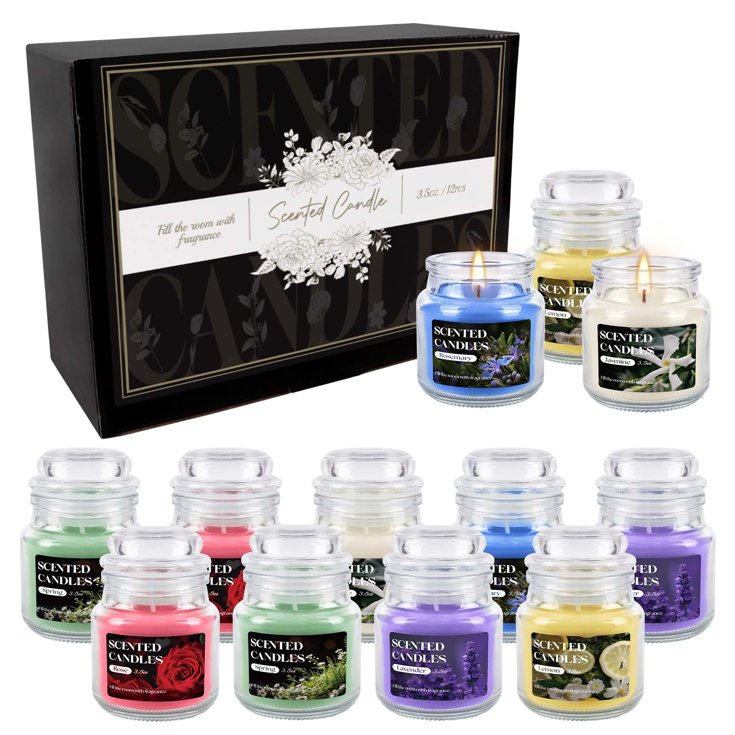 12-Pack Small Rotating Bottle  - Home Fragrance Options ulasan dan harga