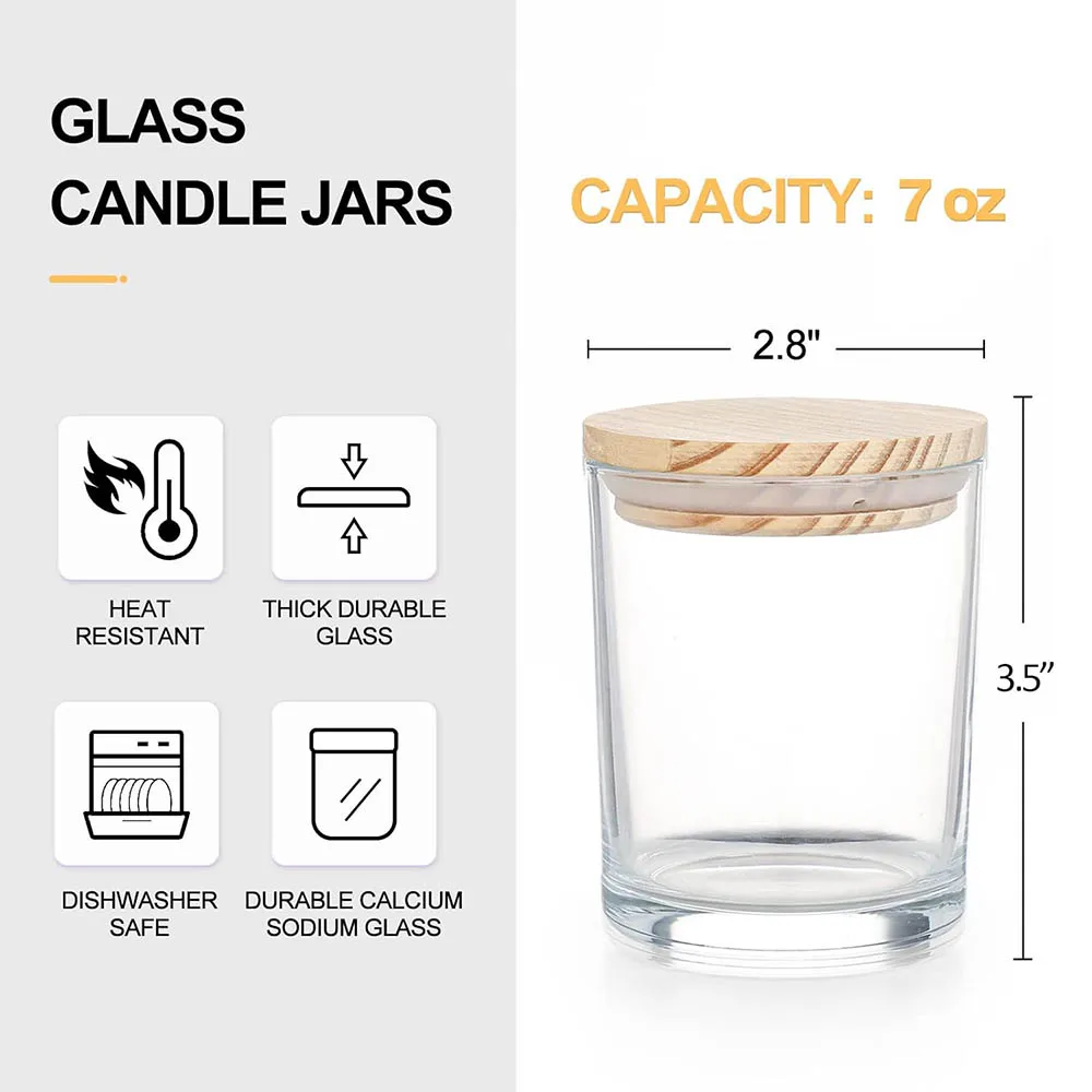 200ml Thick Candle Jars for Ma - Amber Jar Candle ulasan dan harga