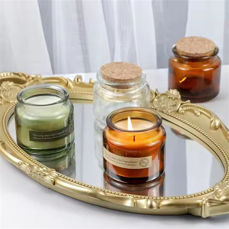 60pcs DIY Candle Glass Cups wi - Amber Jar Candle ulasan dan harga