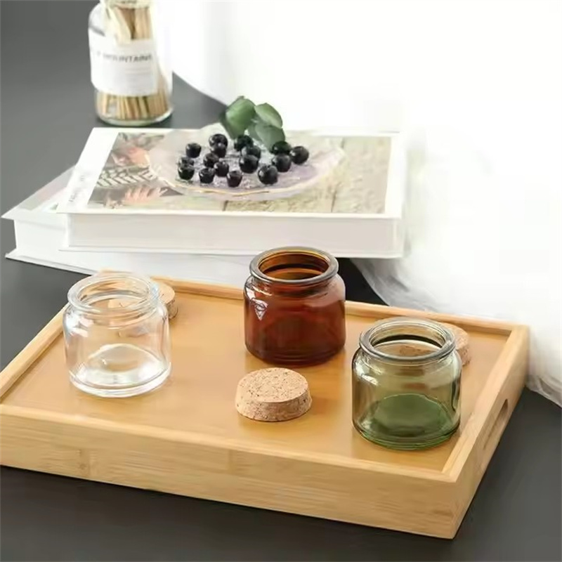 60pcs DIY Candle Glass Cups wi - Amber Jar Candle ulasan dan harga
