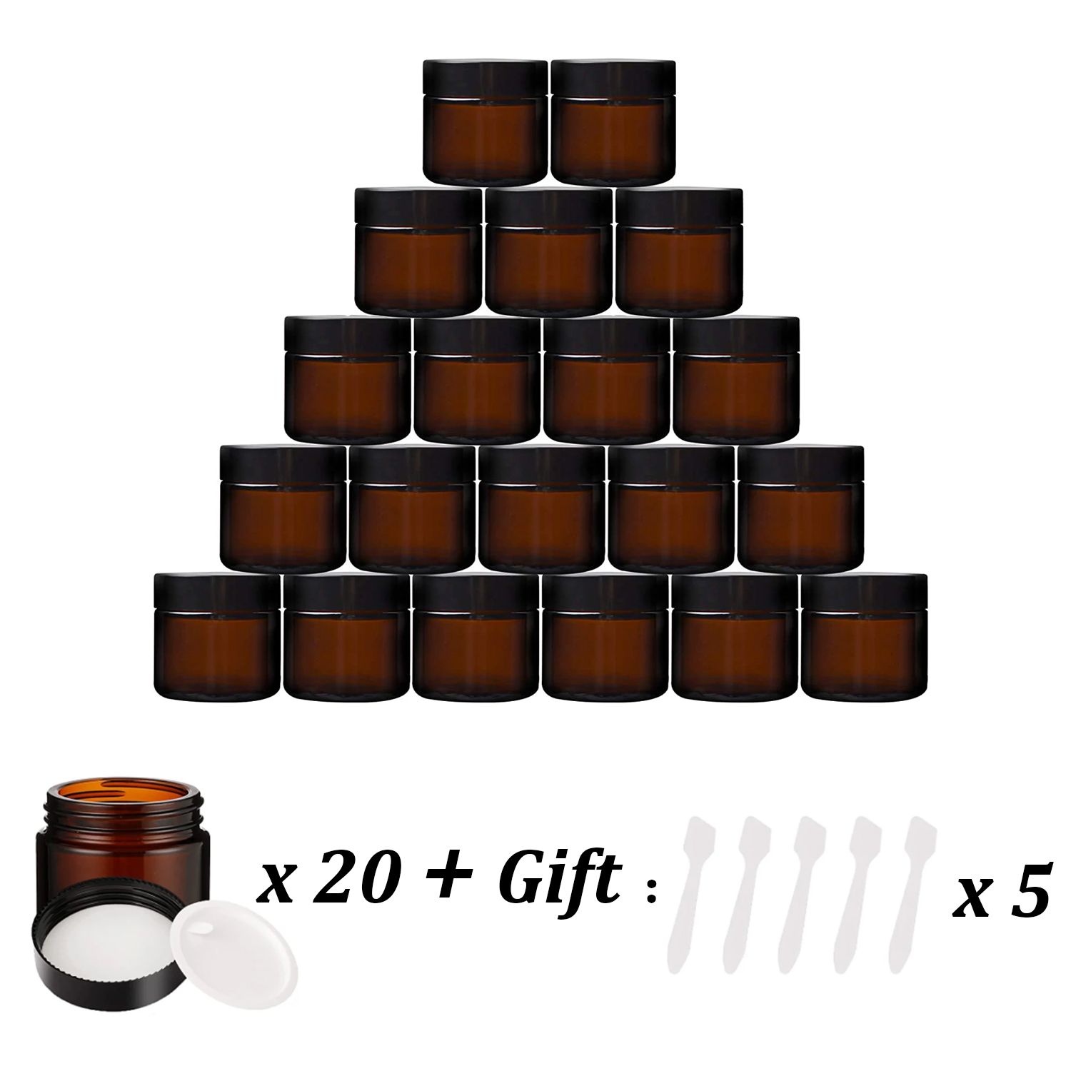 20PCS Small Amber Glass Jars w - Amber Jar Candle ulasan dan harga