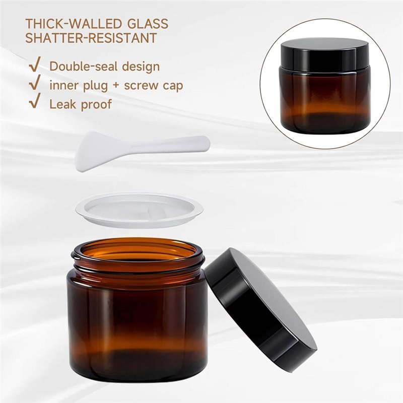 For Homemade Cosmetics, Balms, - Amber Jar Candle ulasan dan harga